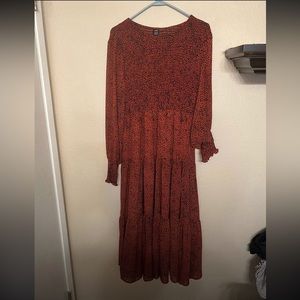 Chiffon Spotted Dress